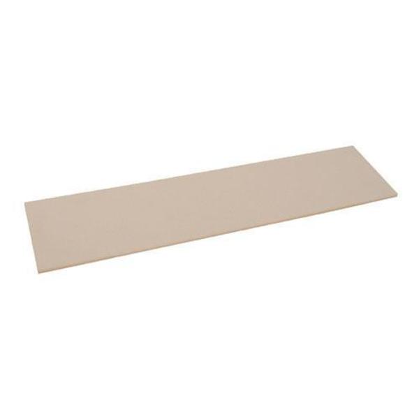 Commercial 11 7/8 in x 48 in x 1/2 in White Cutting Board 86153